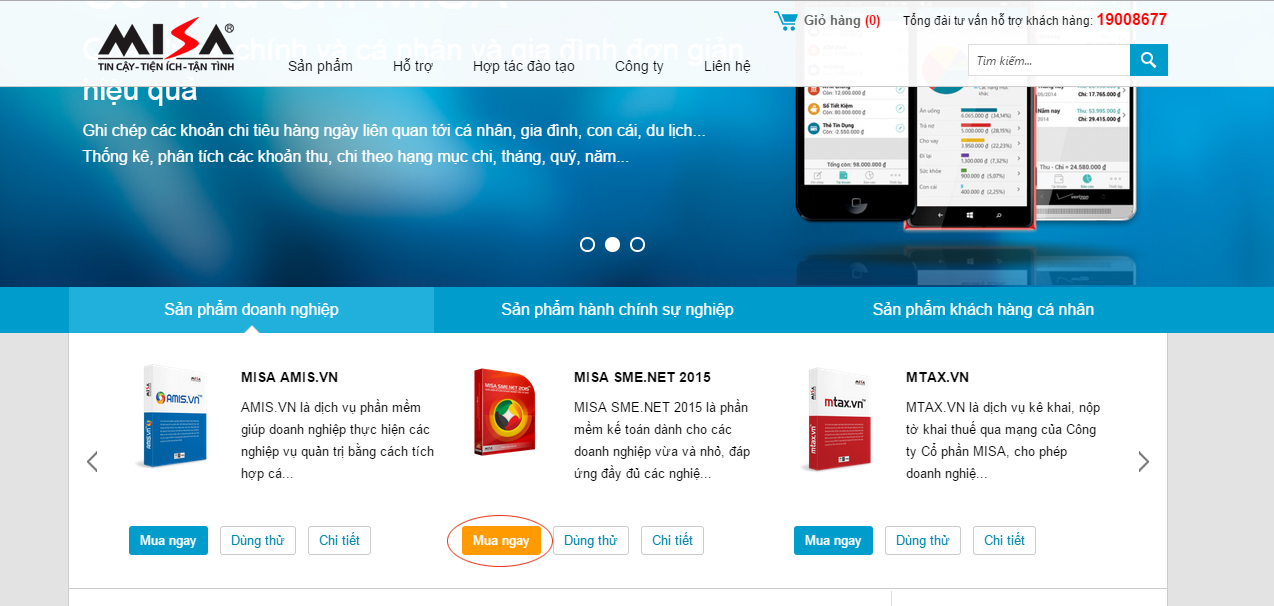 Phần mềm kế toán MISA SME – 27 năm số 1 Việt Nam