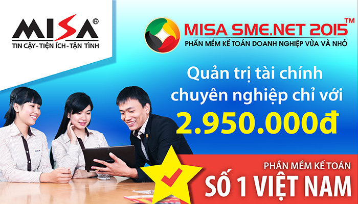 Phần mềm kế toán MISA SME – 27 năm số 1 Việt Nam