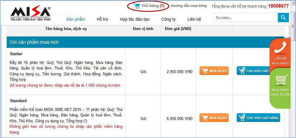 Phần mềm kế toán MISA SME – 27 năm số 1 Việt Nam