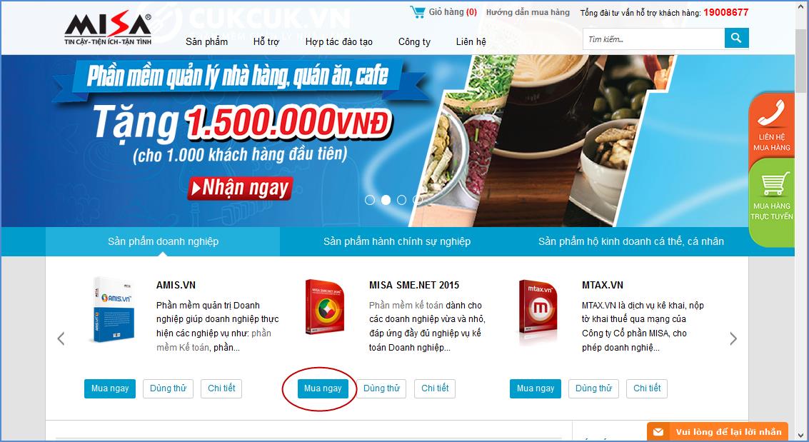 Phần mềm kế toán MISA SME – 27 năm số 1 Việt Nam