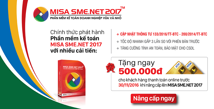 Phần mềm kế toán MISA SME – 27 năm số 1 Việt Nam