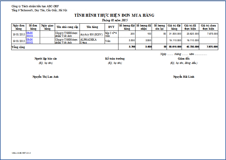 Phần mềm kế toán MISA SME – 27 năm số 1 Việt Nam
