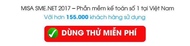 Phần mềm kế toán MISA SME – 27 năm số 1 Việt Nam