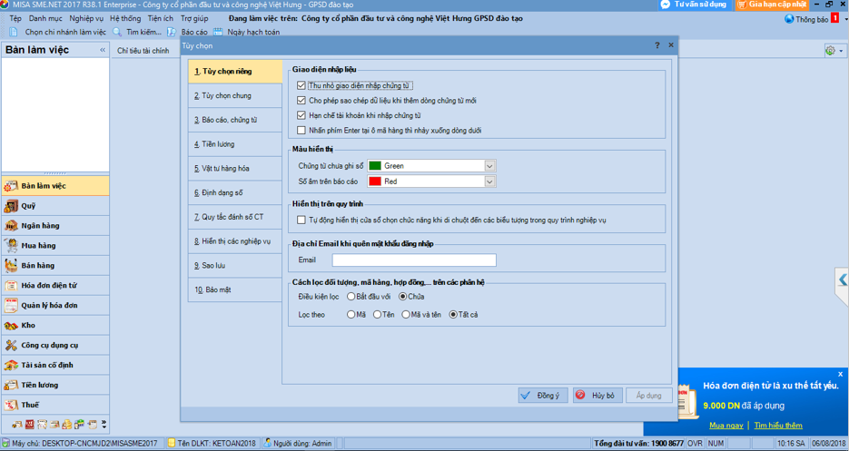 Phần mềm kế toán MISA SME – 27 năm số 1 Việt Nam
