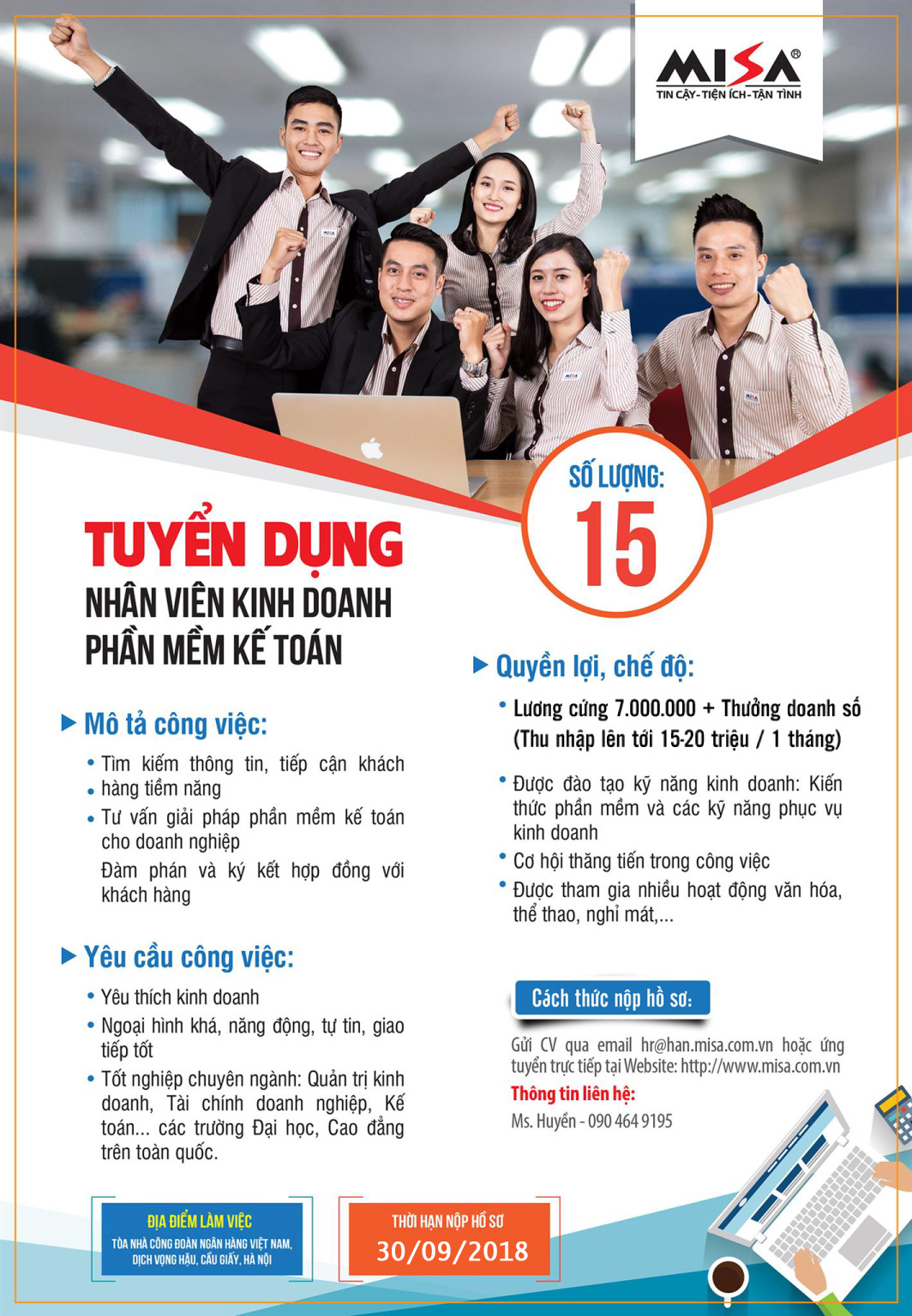 Phần mềm kế toán MISA SME – 27 năm số 1 Việt Nam