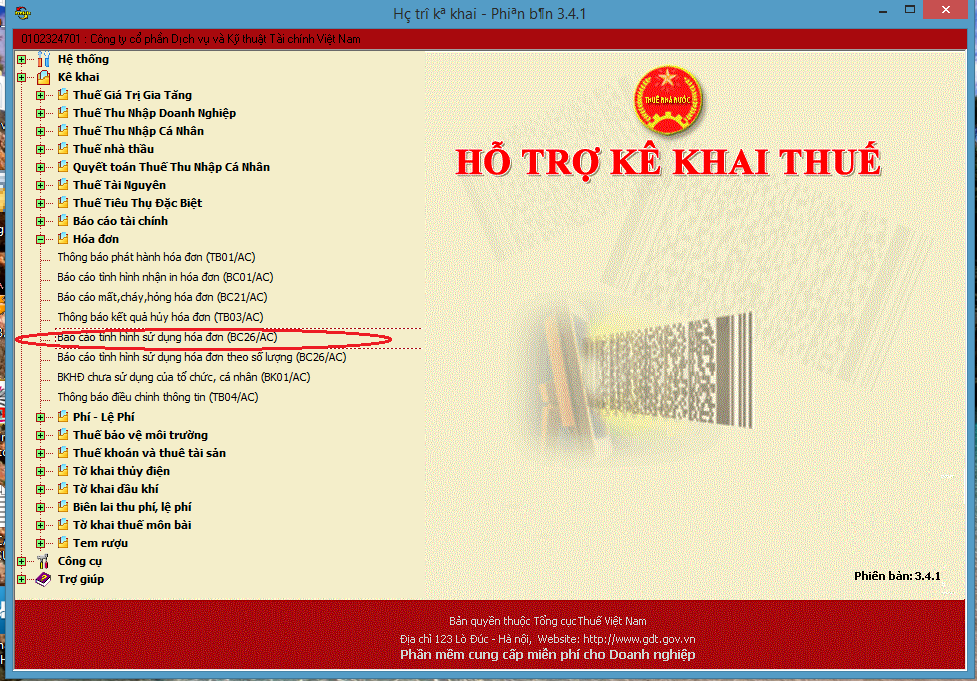 cách làm báo cáo tình hình sử dụng hóa đơn 1 cách làm báo cáo tình hình sử dụng hóa đơn 1