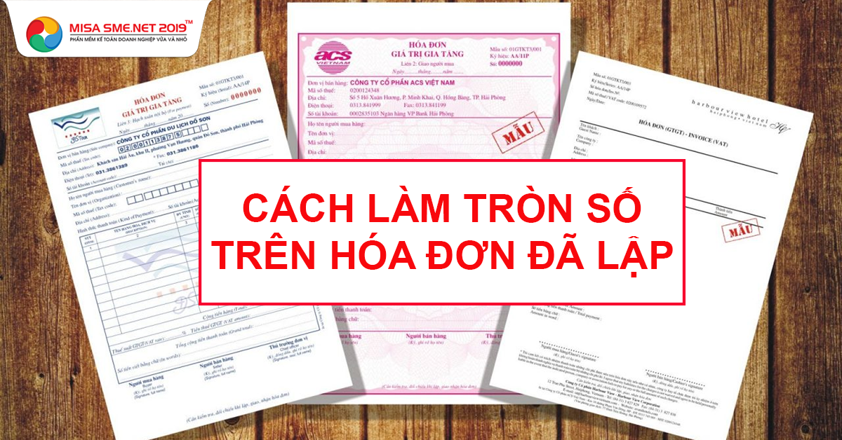 cách làm tròn trên hóa đơn làm tròn số hóa đơn