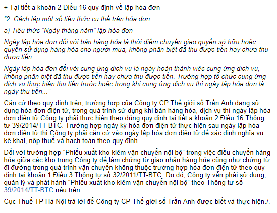 Hóa đơn điện tử có ngày lập và ngày ký khác nhau Hóa đơn điện tử có ngày lập và ngày ký khác nhau