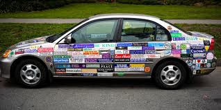 Chiếc “bumper sticker” và quảng cáo