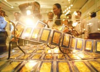 Giá vàng tăng tốc lên sát 39 triệu đồng/lượng