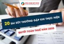 20 sai sót khi thực hiện quyết toán thuế, kế toán thường gặp phải