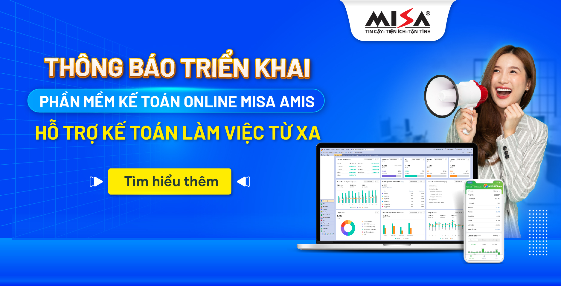 Thông báo triển khai Phần mềm kế toán online MISA AMIS -…