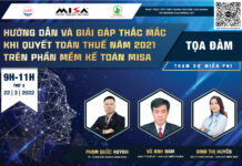 Tọa đàm Hướng dẫn và giải đáp thắc mắc khi quyết toán thuế năm 2021 trên phần mềm kế toán MISA