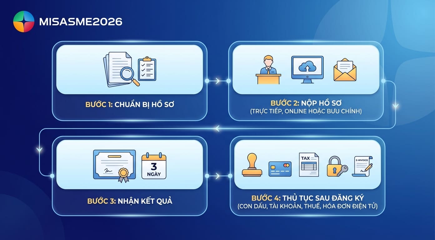 các bước thành lập công ty cổ phần
