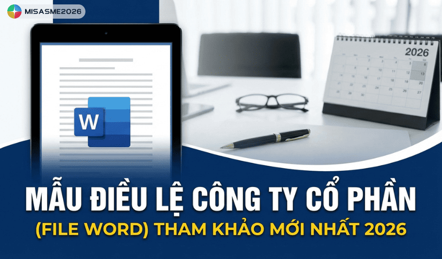 Mẫu điều lệ công ty cổ phần (File Word) tham khảo mới nhất 2026 mẫu điều lệ công ty cổ phần file word