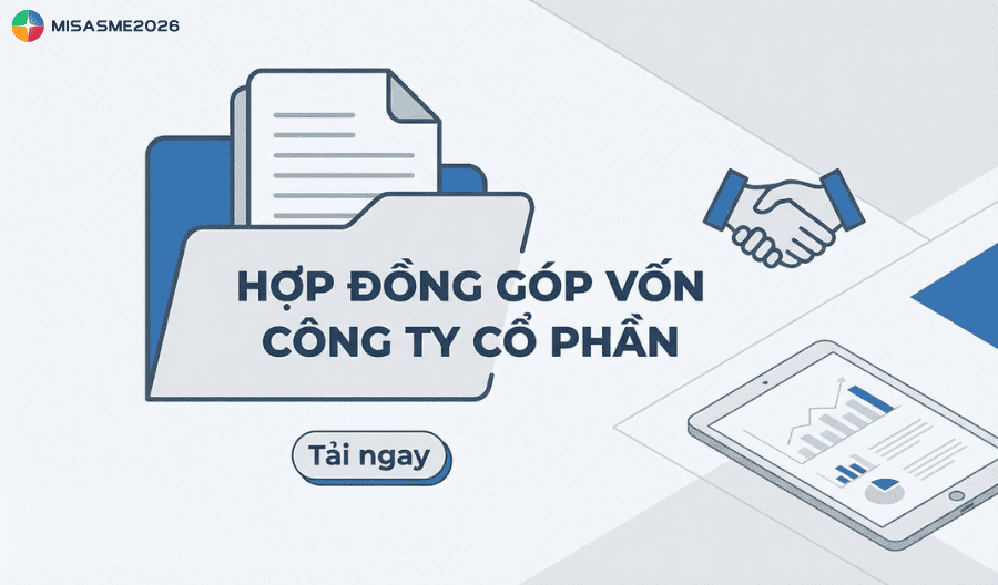 Mẫu hợp đồng góp vốn công ty cổ phần (Tải ngay)