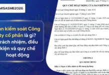 Ban kiểm soát công ty cổ phần là gì? Trách nhiệm và quy chế hoạt động