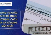 Chứng từ khấu trừ thuế thu nhập cá nhân: Quy định, cách lập và sử dụng mới nhất 2026