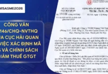 Công văn 15146/CHQ-NVTHQ của Cục Hải quan về việc xác định mã HS và chính sách giảm thuế giá trị gia tăng