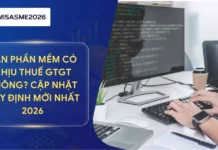 Bán phần mềm có chịu thuế GTGT không? Cập nhật quy định mới nhất 2026