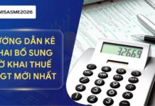 Hướng dẫn kê khai bổ sung thuế GTGT mới nhất