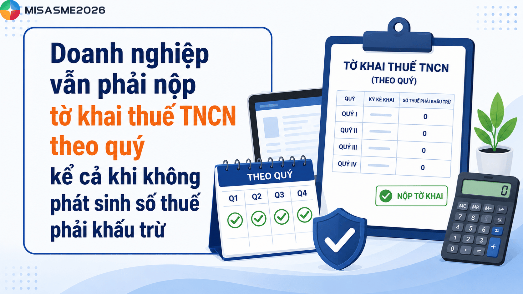 khai thuế thu nhập cá nhân theo quý