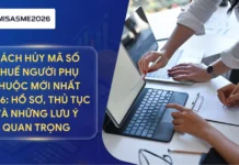 Cách hủy mã số thuế người phụ thuộc: Hồ sơ, thủ tục và những lưu ý quan trọng
