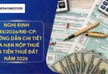 Nghị định 245/2026/NĐ-CP: Hướng dẫn chi tiết gia hạn nộp thuế và tiền thuê đất năm 2026